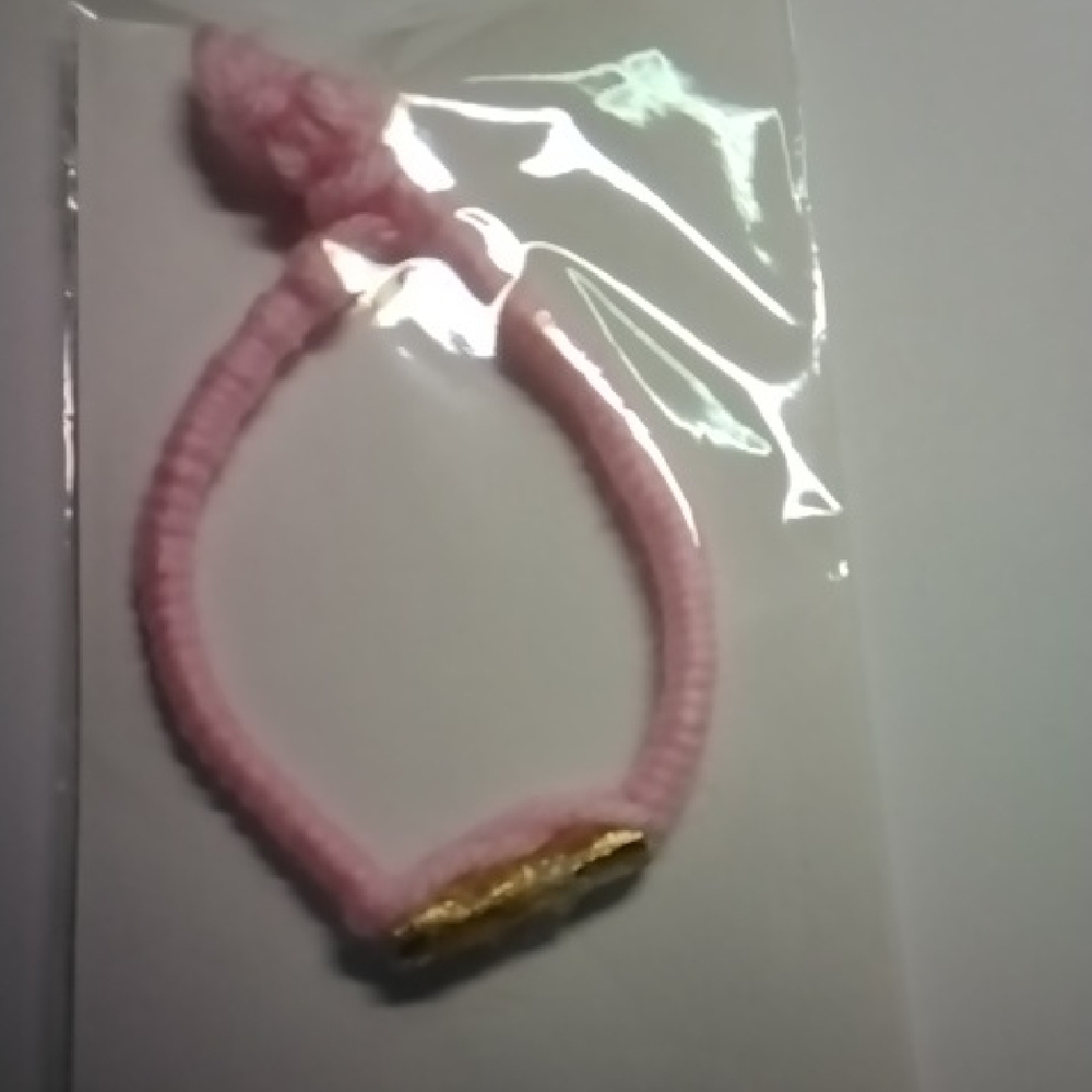 Lorena Espinoza Design Pink and Gold Bracelet